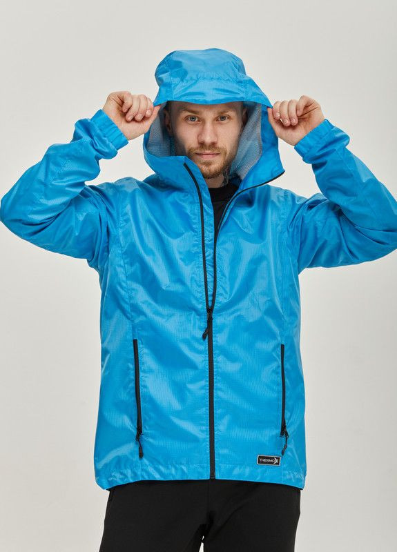 Синяя демисезонная спортивная мужская куртка ThermoX Ripstop ProTech Jacket