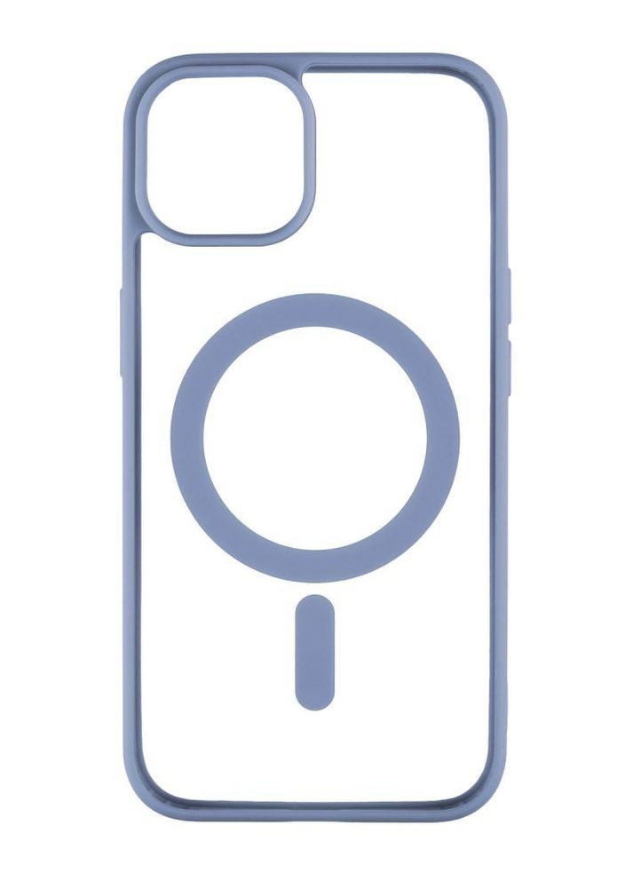 Чехол TPU Color with Magsafe для iPhone 15 Голубой Totu (269696073)