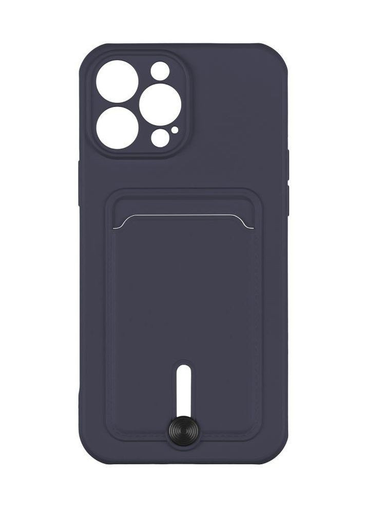 Чехол Colorfull Pocket Card с карманом для карт для iPhone 11 Pro Max Dark Blue Epik (269696157)