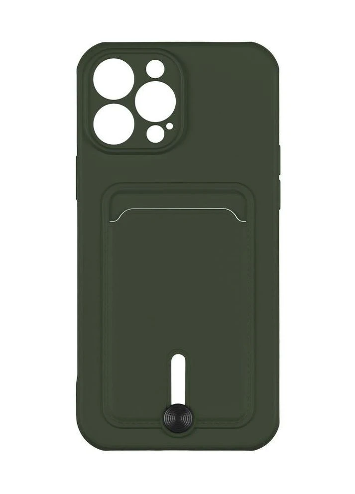 Чохол Colorfull Pocket Card з кишенею для карт для iPhone 14 Pro Max Atrovirens Epik (269696130)
