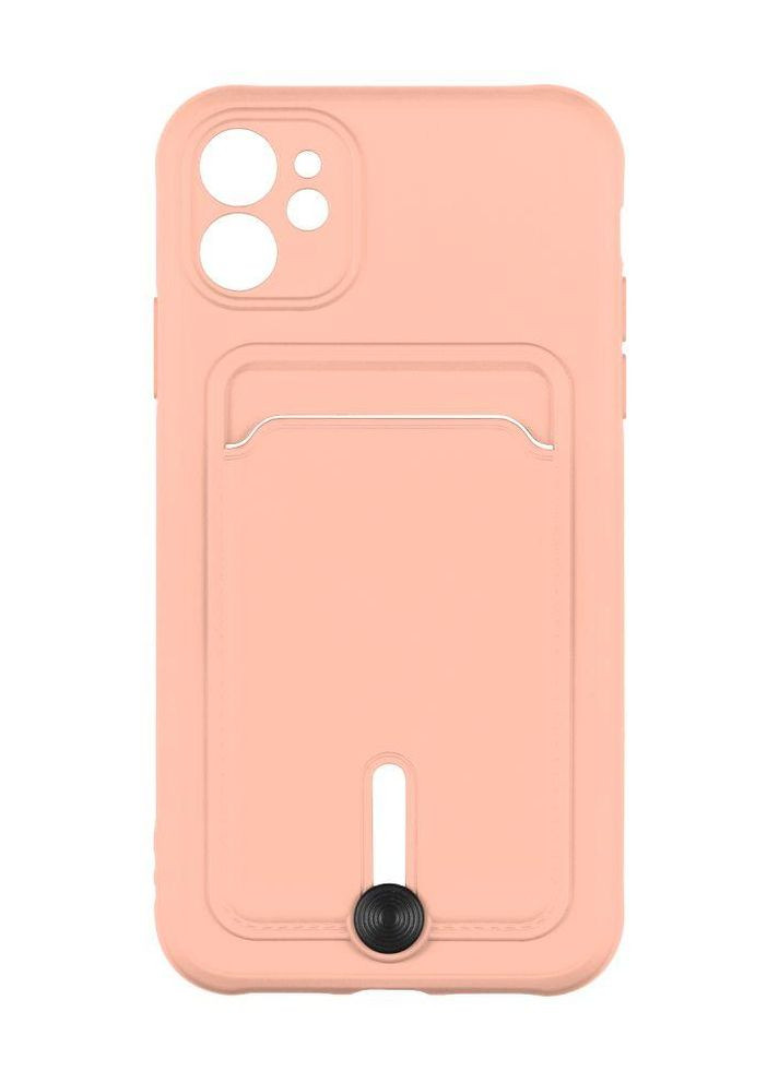 Чехол Colorfull Pocket Card с карманом для карт для iPhone 11 Pink Sand Epik (269696100)