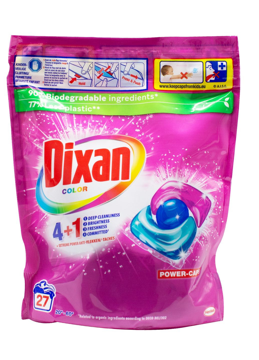 гель-капсули для прання Color 27 прань Dixan (269698373)