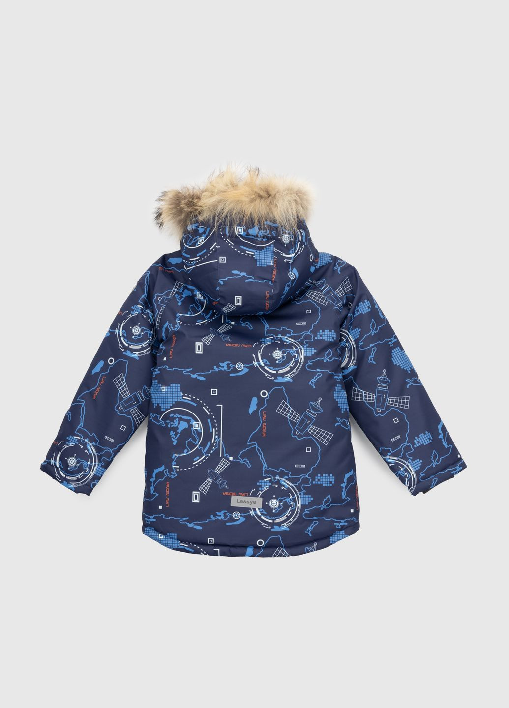 Темно-синяя зимняя куртка Snowgenius