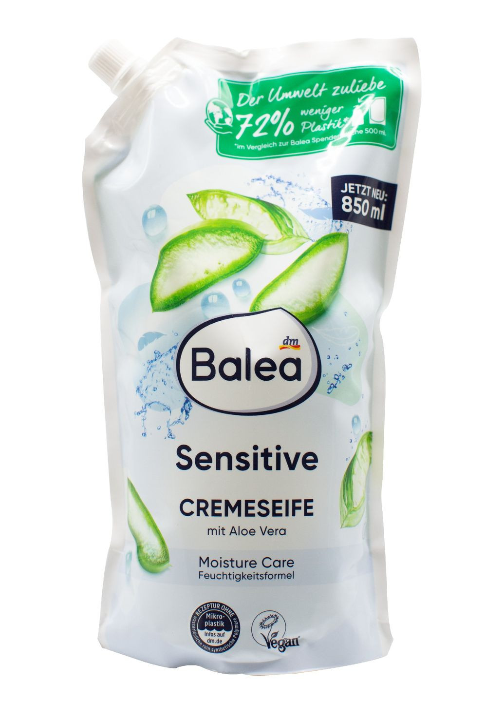 жидкое крем-мыло Sensitive 850 мл (запаска) Balea (269698382)