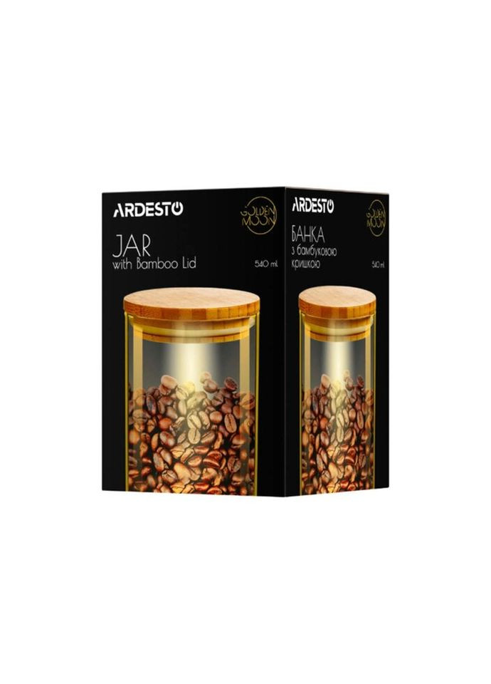 Банка для хранения Golden Moon AR-1354-BLRG 540 мл Ardesto (269699635)