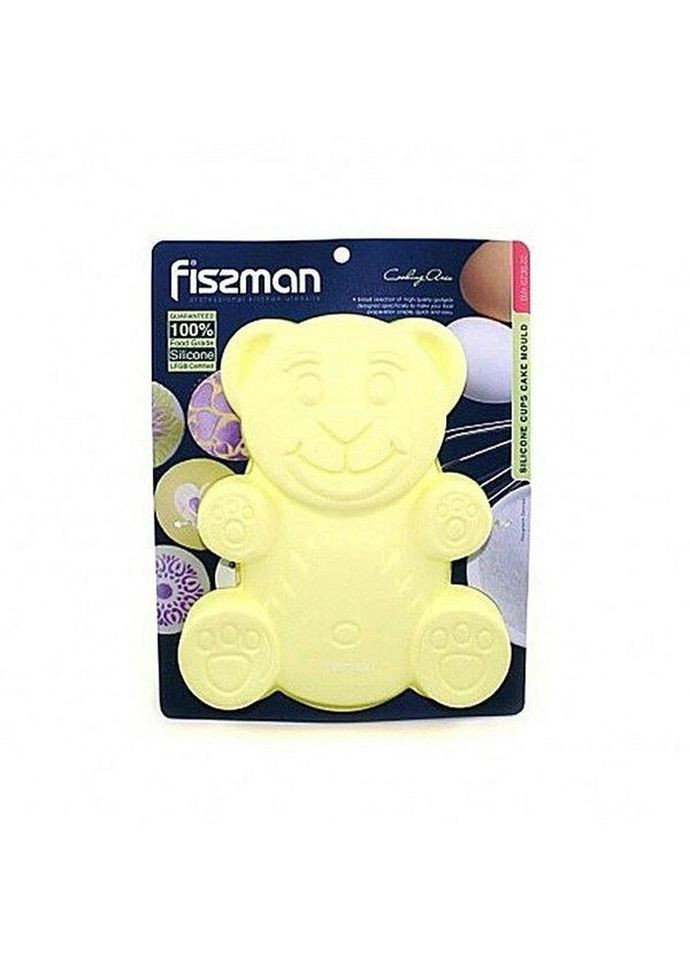 Форма для випічки Ведмедик BW-6736-22 22x19x3 см жовта Fissman (269791972)