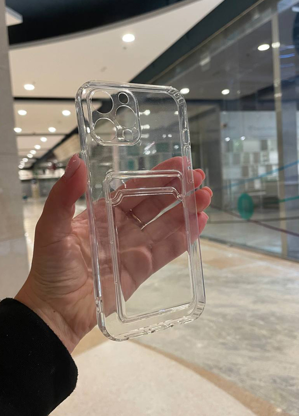 Чехол силиконовый Card Holder для iPhone 15 Plus No Brand (269801061)