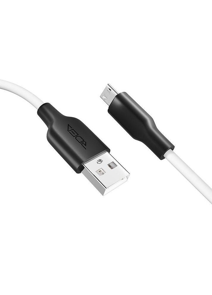 Кабель Ridea RC-M114 Soft Silico USB to Micro USB Білий No Brand (269804202)