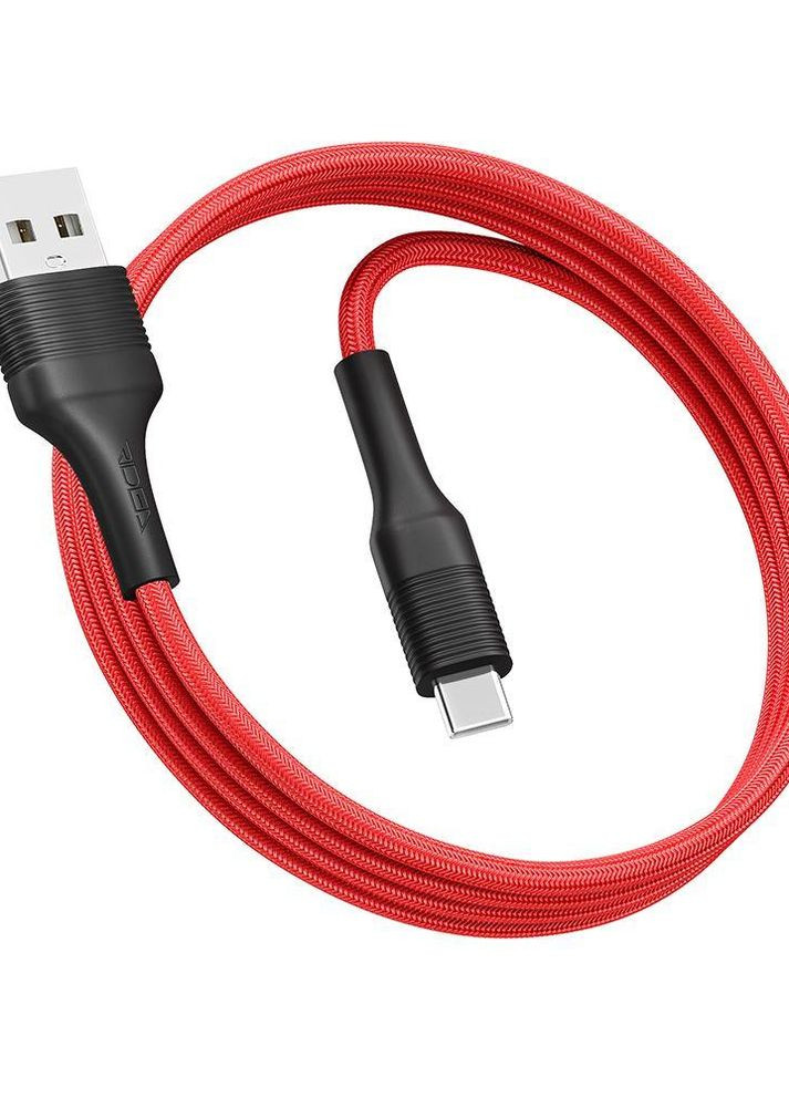 Кабель Ridea RC-M122 Fila 3A USB to Type-C Червоний No Brand (269804208)