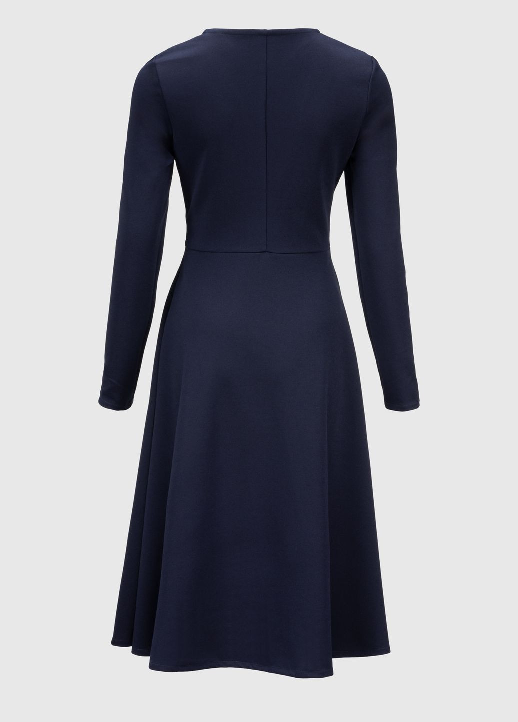 Темно-синее повседневный платье LAWA однотонное