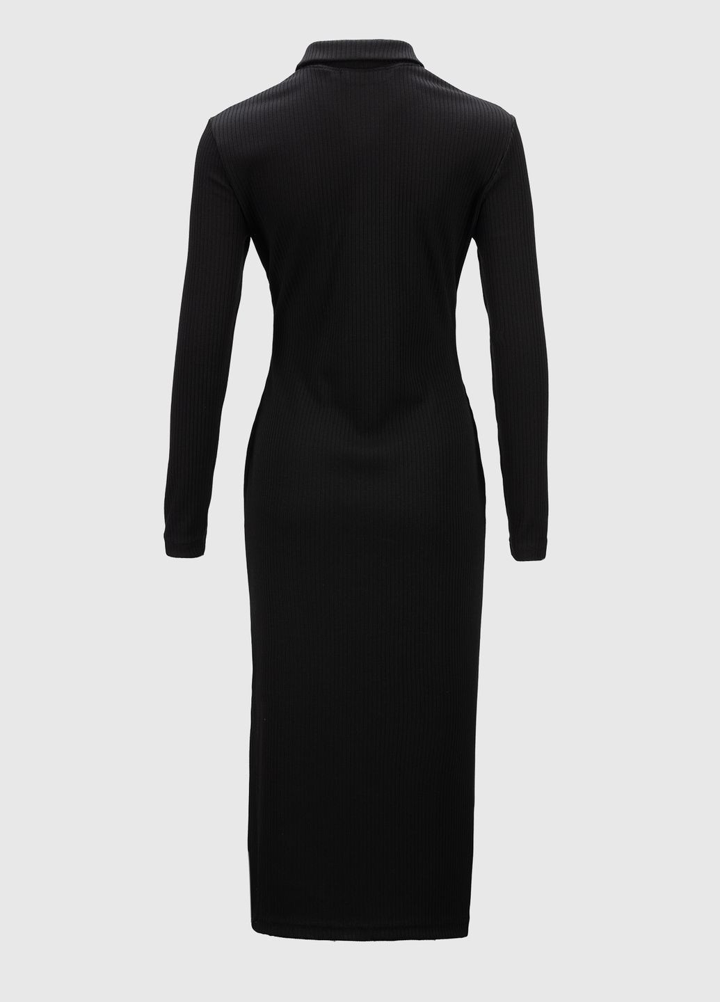 Черное повседневный платье LAWA однотонное