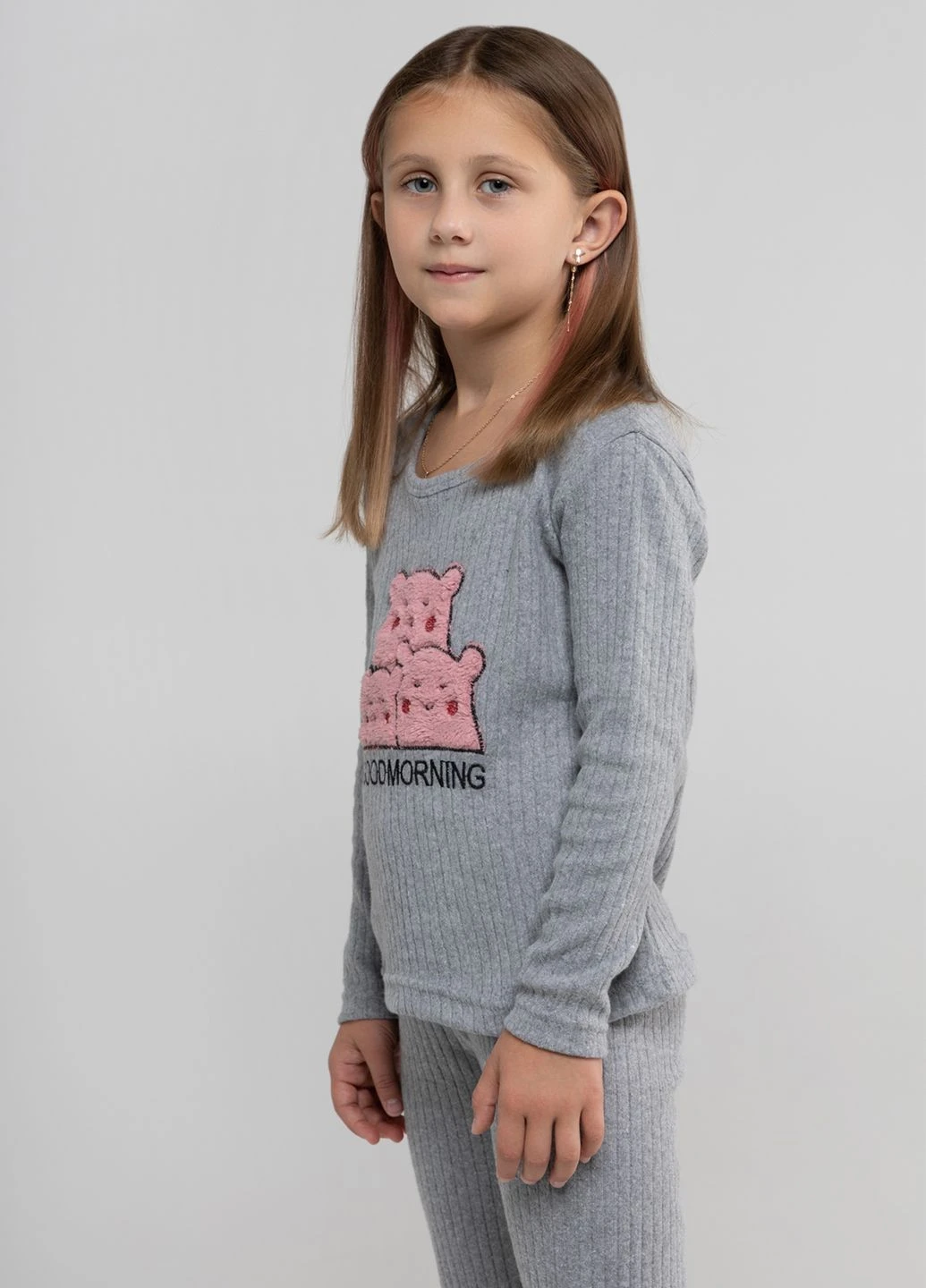 Сіра всесезон піжама Cotton More
