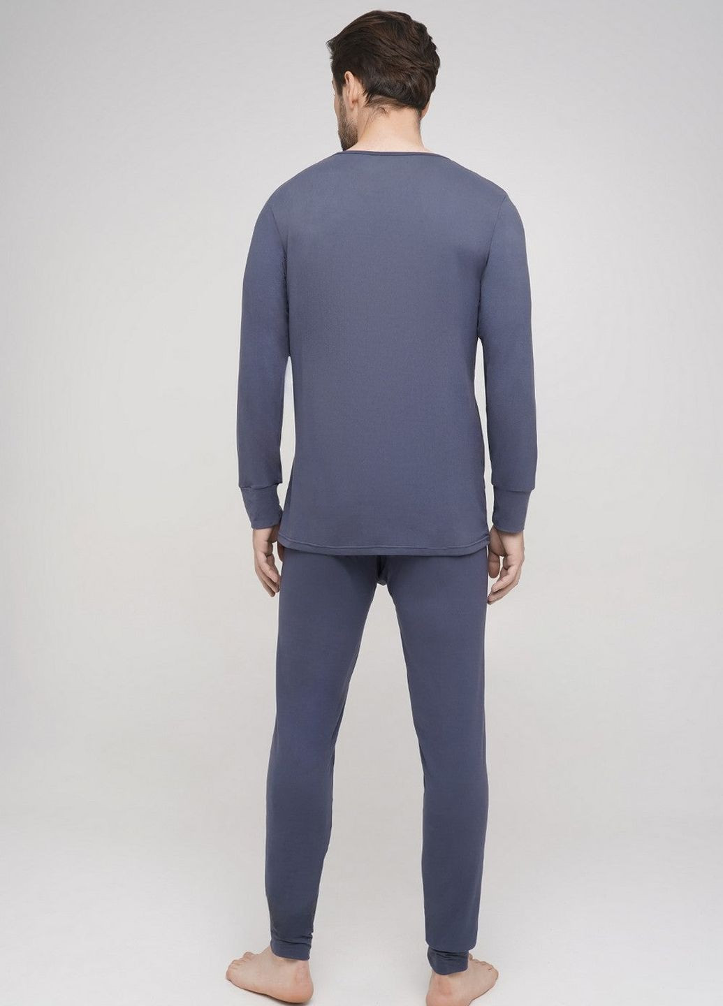 Мужской бесшовный термолонгслив Lono ДЛ001ТВ dark grey (269805927)