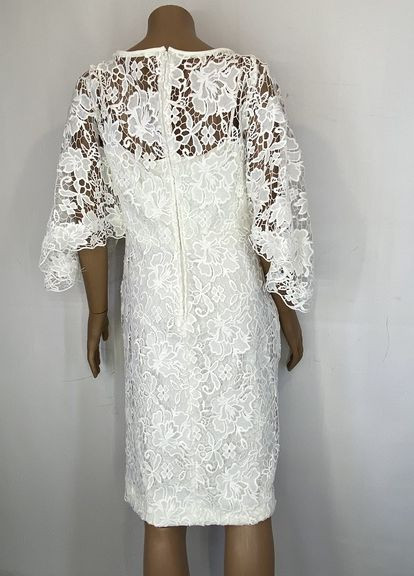 Білий святковий сукня футляр Ralph Lauren однотонна