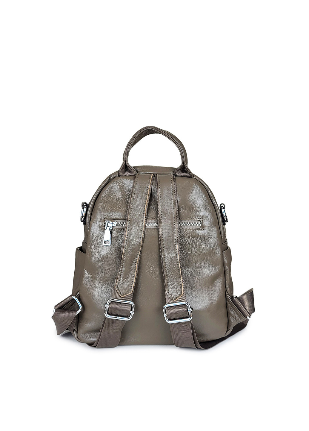 Женский рюкзак кожаный хаки,,5516 хак Fashion (269994425)