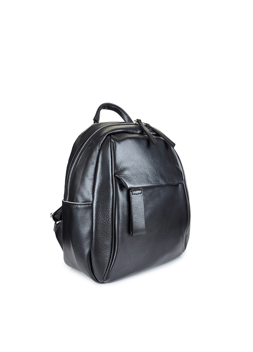 Чорный рюкзак женский средний кожа,,3389 чорн Fashion (269994417)