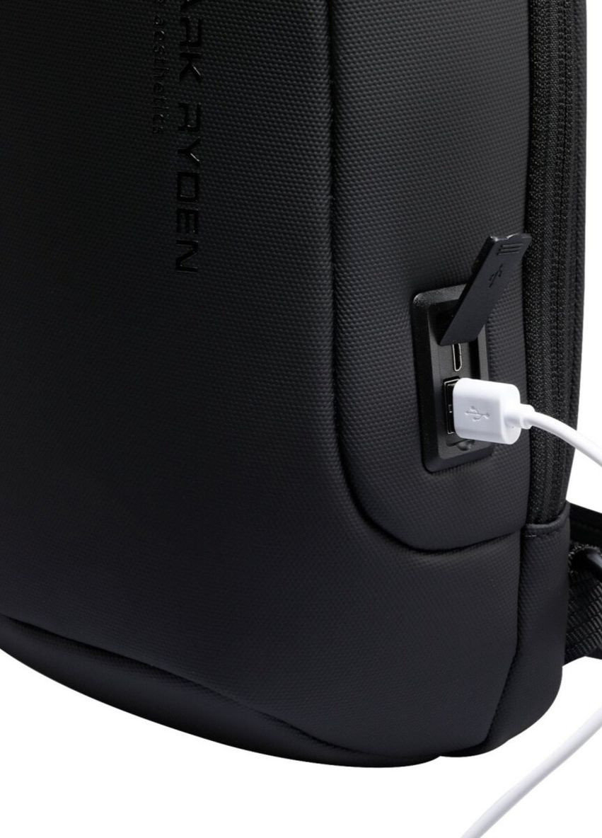 Рюкзак з однією лямкою (крос боді) MR7510 з USB об'єм 8л. Чорний (MR7510-00-2603UA) Mark Ryden (270013891)