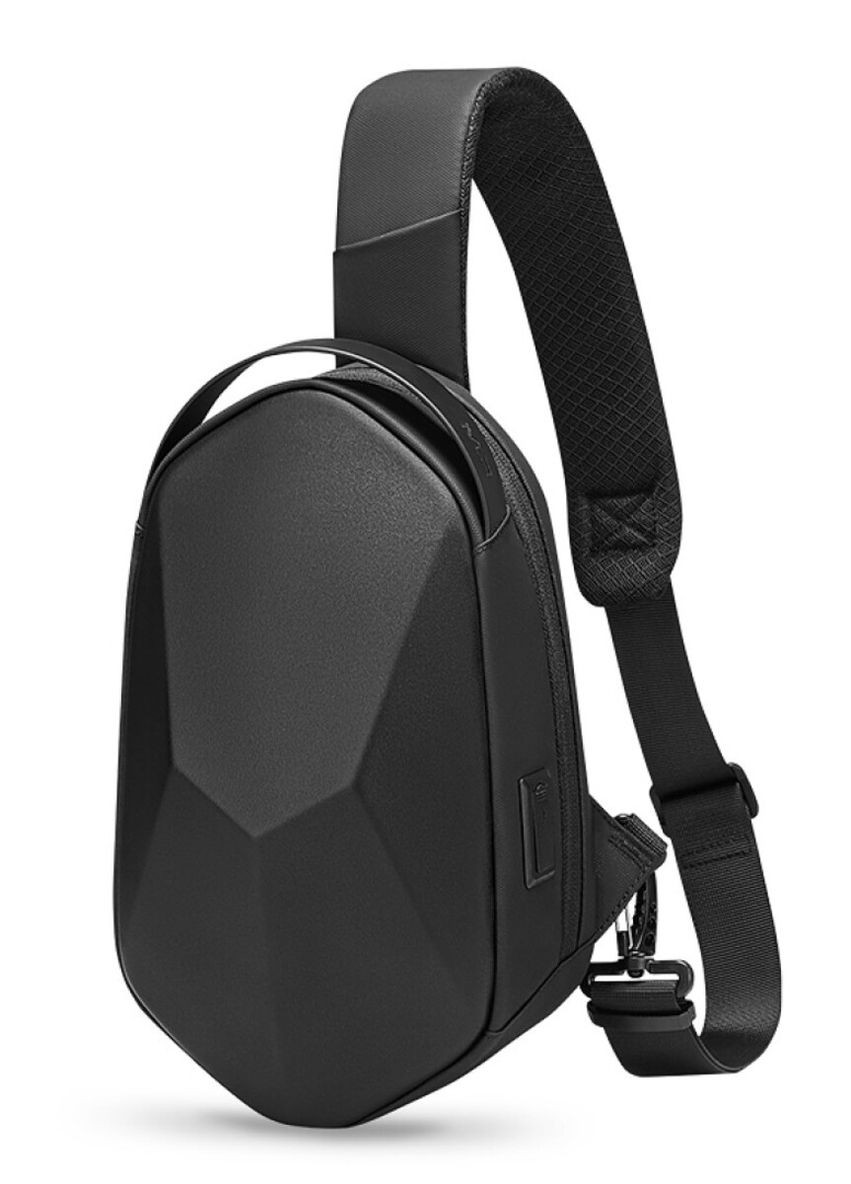 Рюкзак с одной лямкой Карбон (кросс боди) MR7507 с USB объем 6л. Черный (MR7507-00-2503UA) Mark Ryden (270013856)