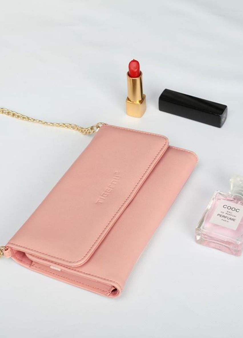 Жіноча сумка-клатч на ланцюжку через плече T-S8088 Рожевий Tigernu (270013916)