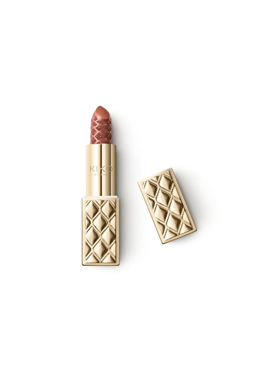 Супер мерехтлива помада з металевим покриттям 01 Brilliant Brown, 3.5 г Kiko (269824932)