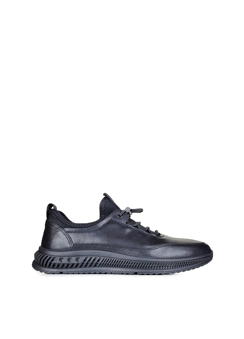 Черные повседневные мужские спортивные туфли резиновых шнурках демисезон,, h110821n черный,39 Berisstini на шнурках