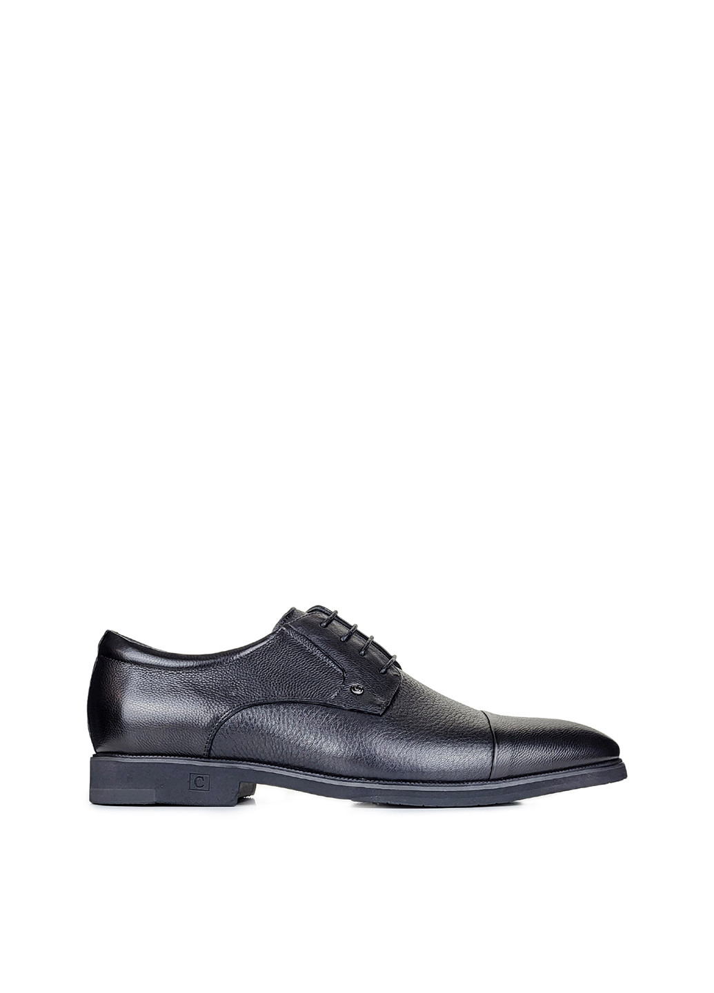 Черные повседневные классические туфли мужские на шнурках демисезон,,s067y-4-f07 черный,39 Cosottinni на шнурках