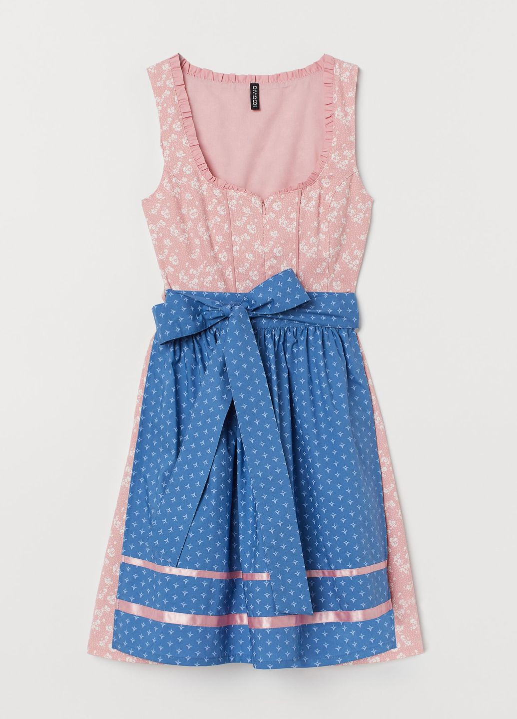 Комбінована святковий сукня H&M з квітковим принтом