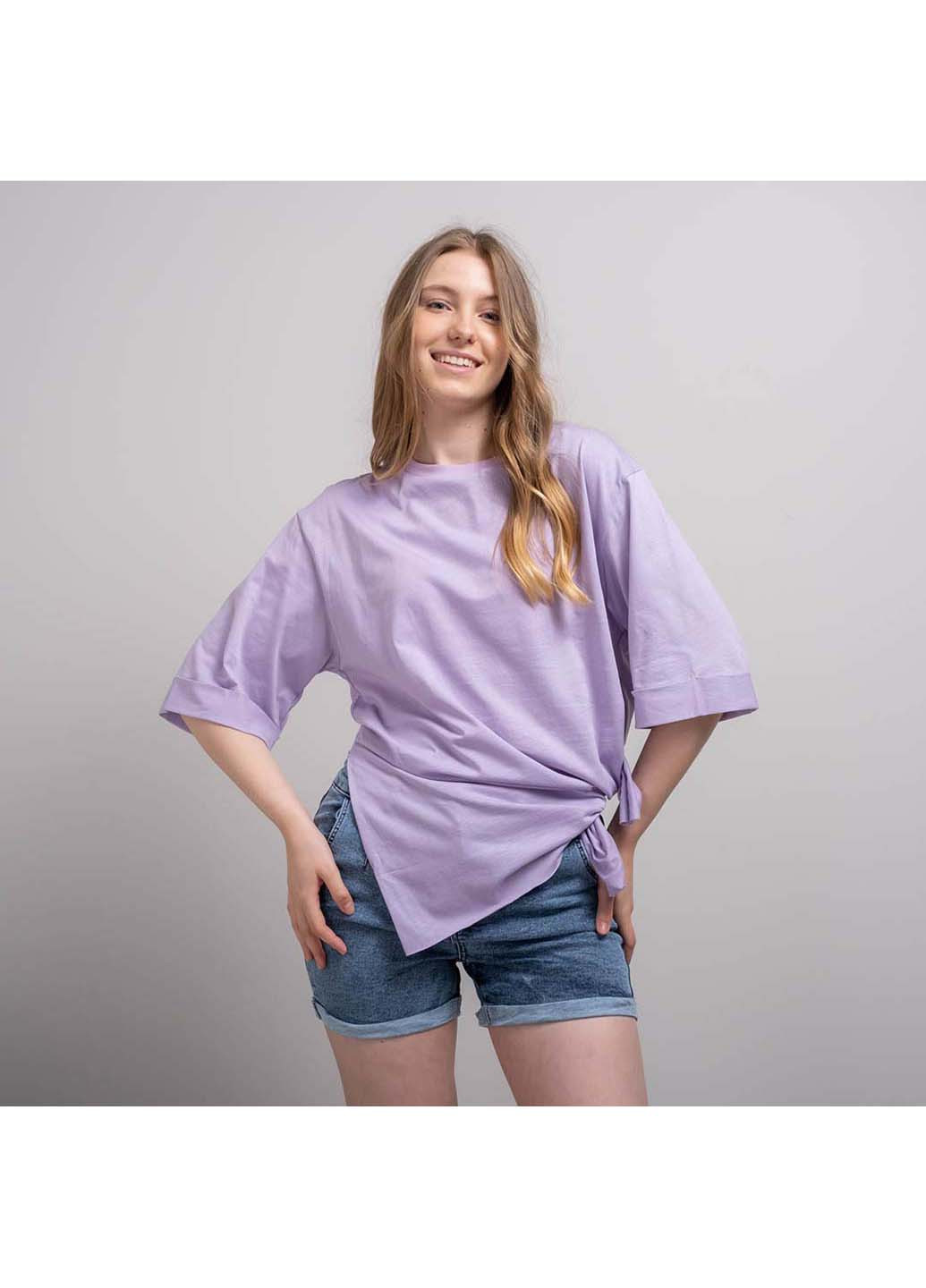 Сиреневая летняя футболка Fashion 340519