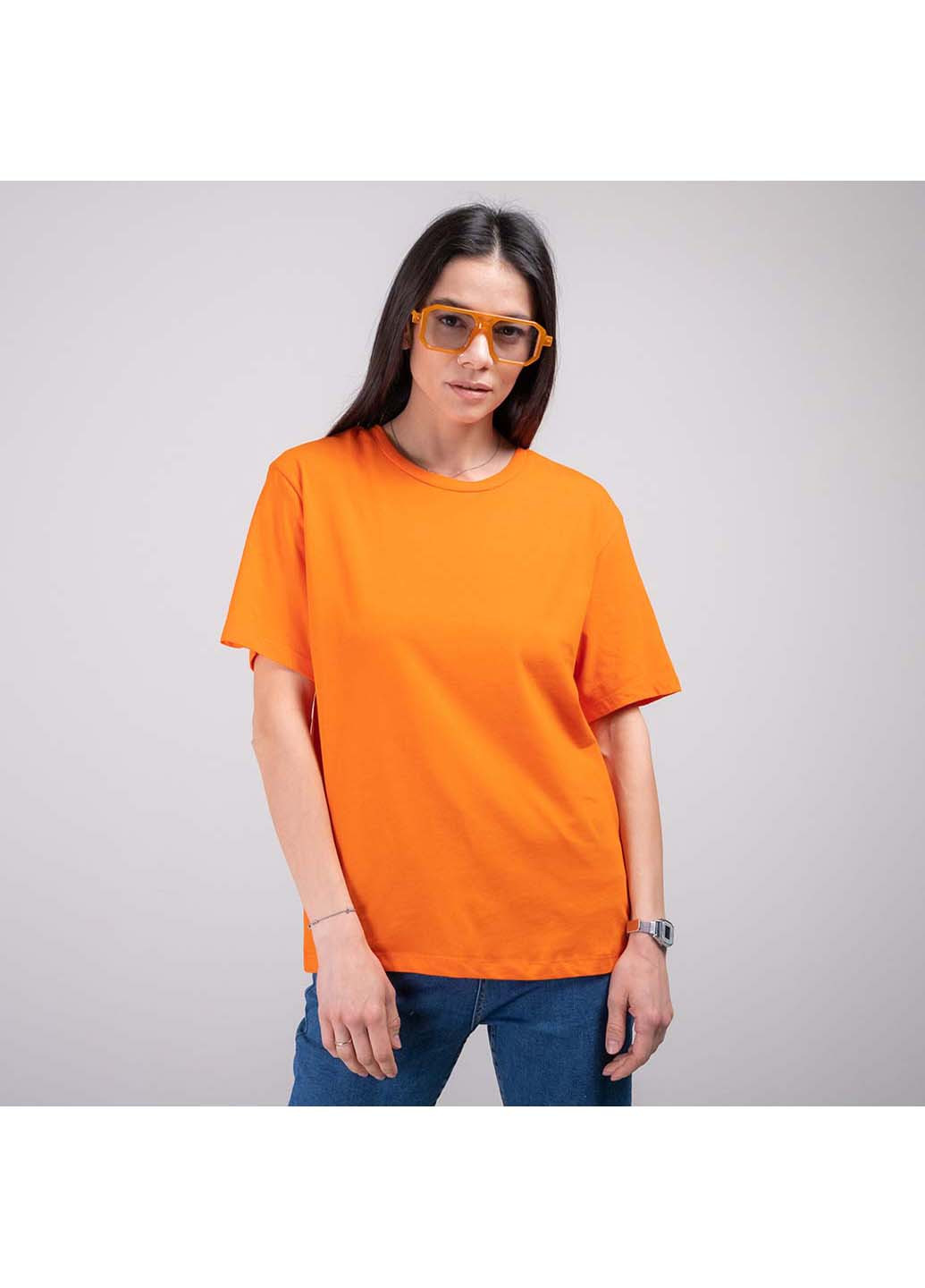 Оранжевая всесезон футболка Fashion 200438