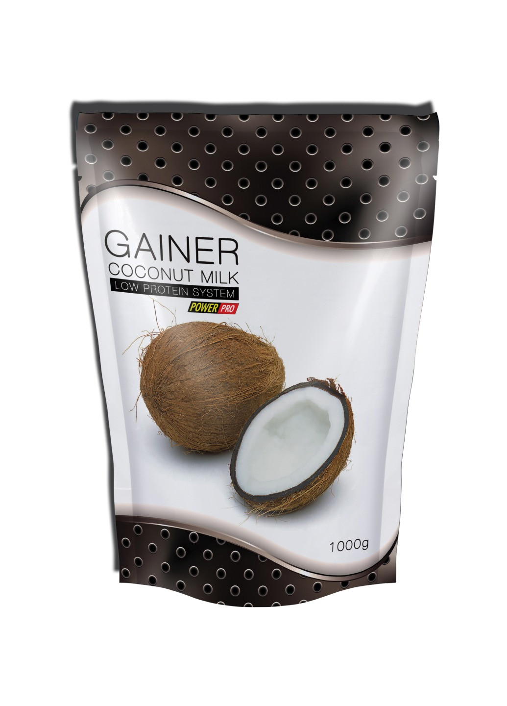 Гейнер для набору м'язової маси Gainer - 1000g Coconut Milk Power Pro (270007747)