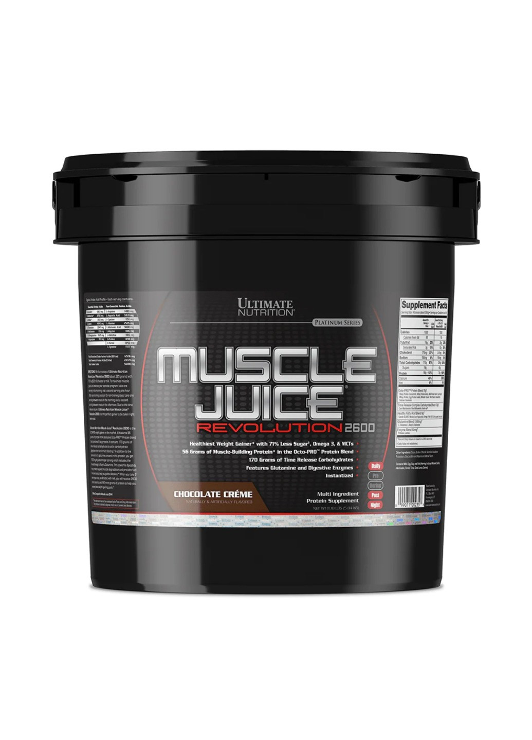Смесь для набора мышечной массы Muscle Juice Revolution 2600 – 5040g Chocolate Creme Ultimate Nutrition (270007838)
