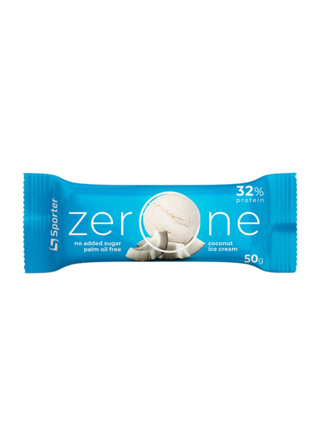 Протеиновые батончики ZerOne - 25x50g Сoconut ice cream Sporter (270007890)