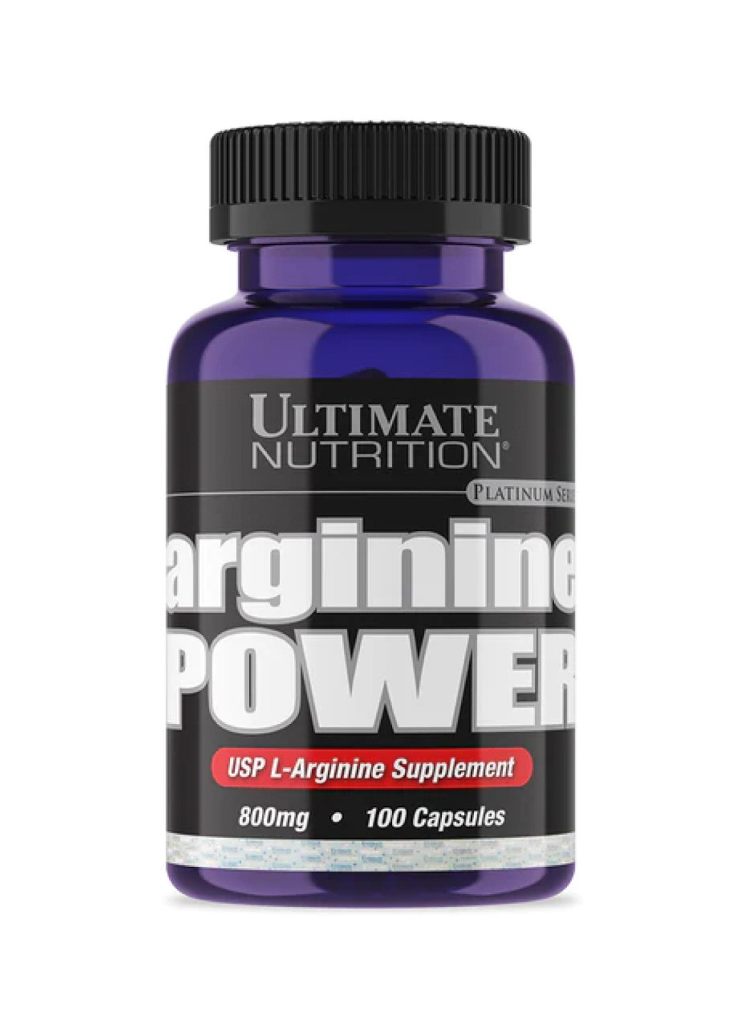 L-аргінін для відновлення Arginine Power 800 mg - 100 caps Ultimate Nutrition (270007876)