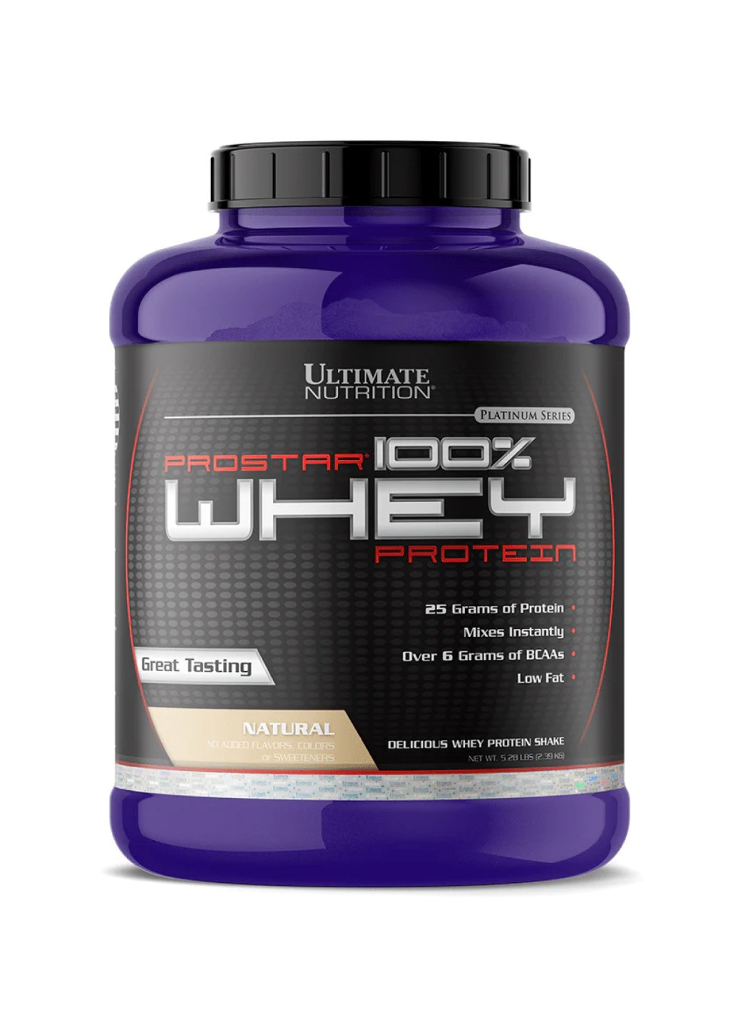 Протеин Prostar Whey 5.28lb - 2390g Natural Ultimate Nutrition (270007798)
