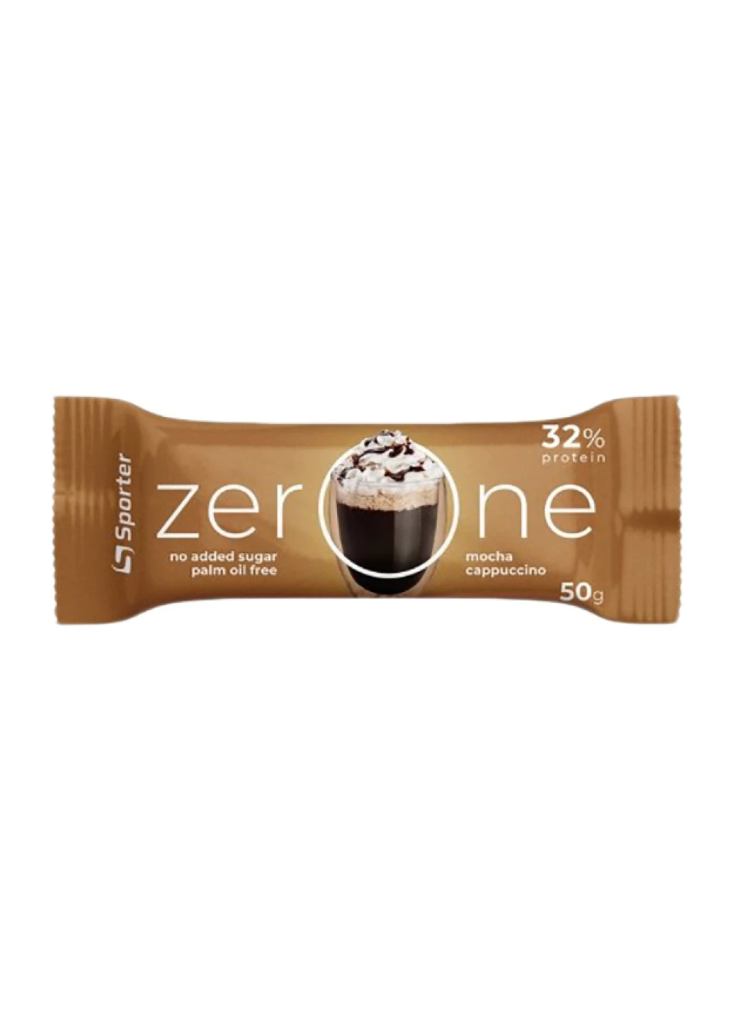 Протеиновые батончики ZerOne - 25x50g Mocha cappuccino Sporter (270007892)