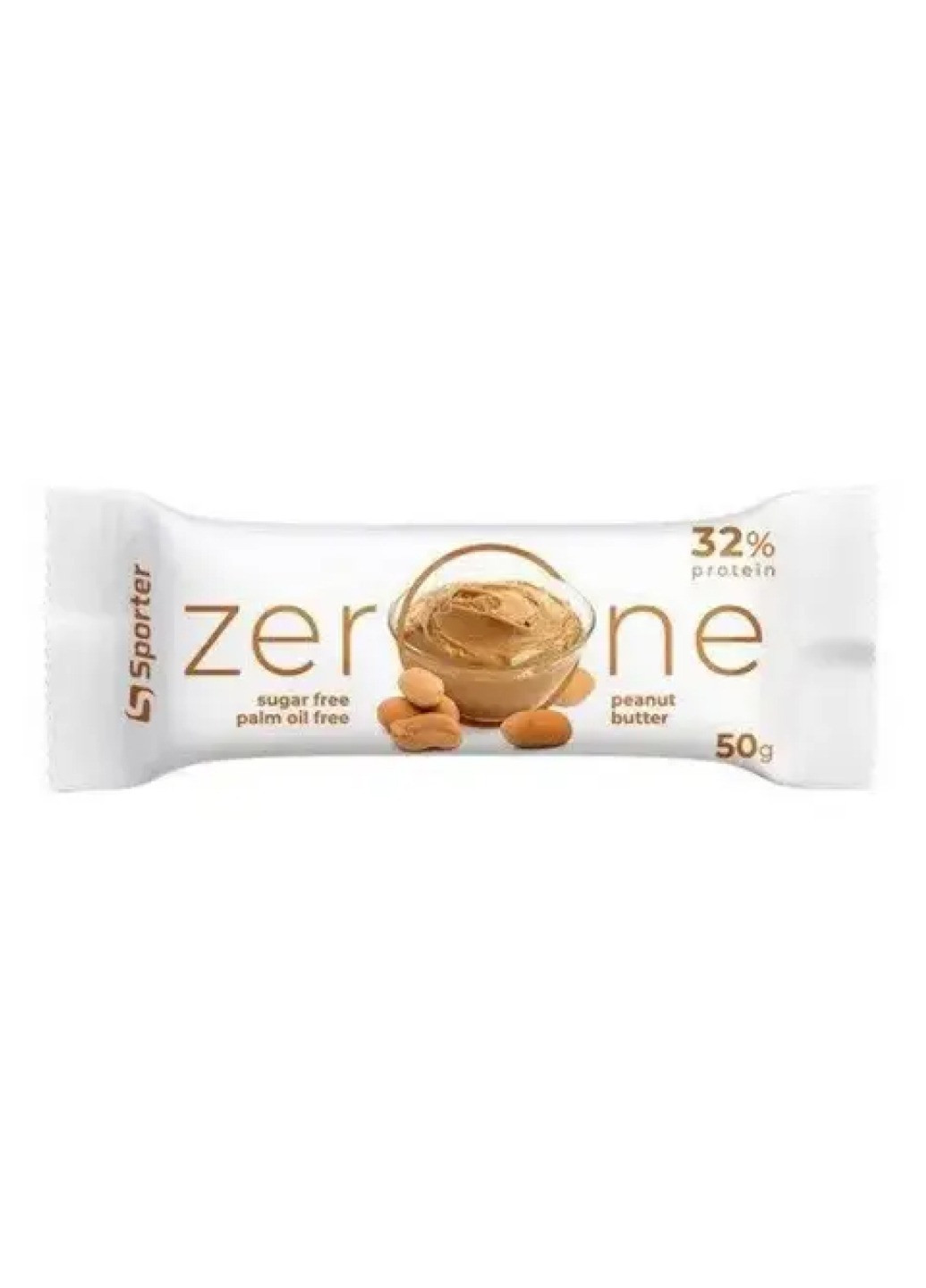 Протеиновые батончики ZerOne - 25x50g Peanut butter Sporter (270007893)