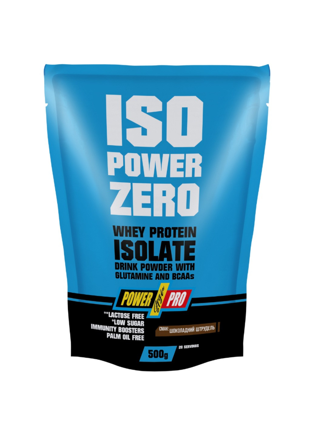 Протеїн ISO Power Zero - 500g Chocolate Strudel Power Pro (270007727)