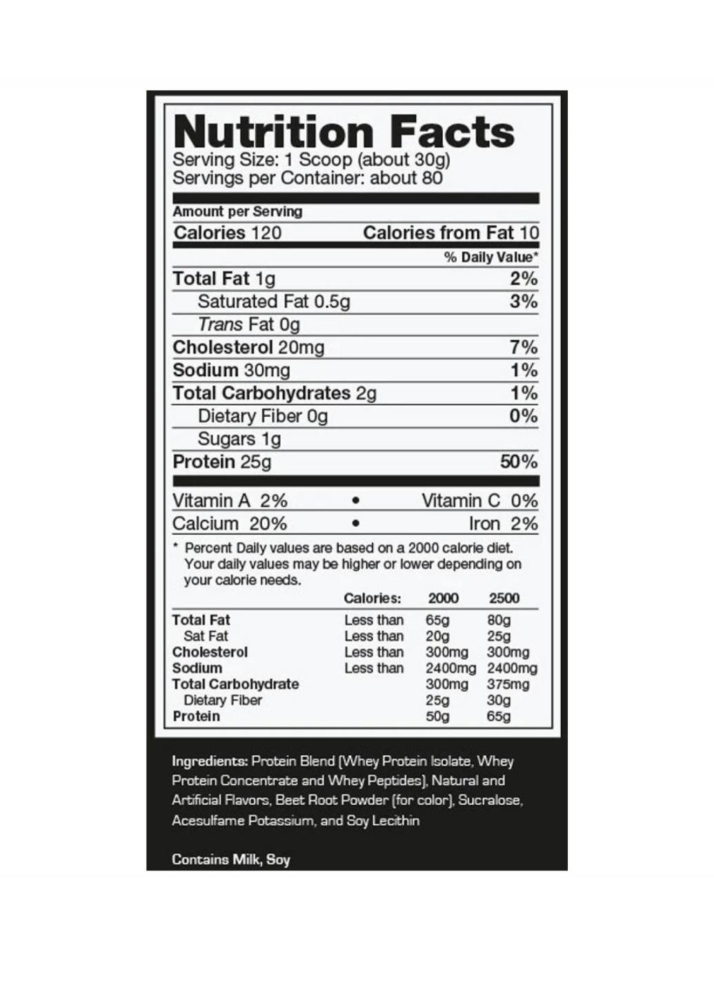 Протеїн Prostar Whey 10lb - 4540g Vanilla Ultimate Nutrition (270007846)