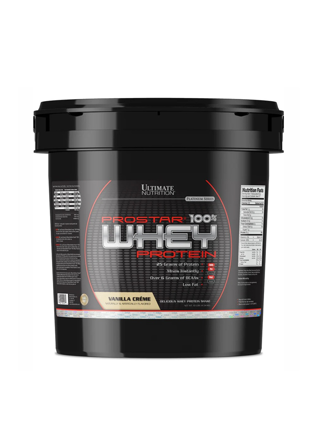 Протеїн Prostar Whey 10lb - 4540g Vanilla Ultimate Nutrition (270007846)