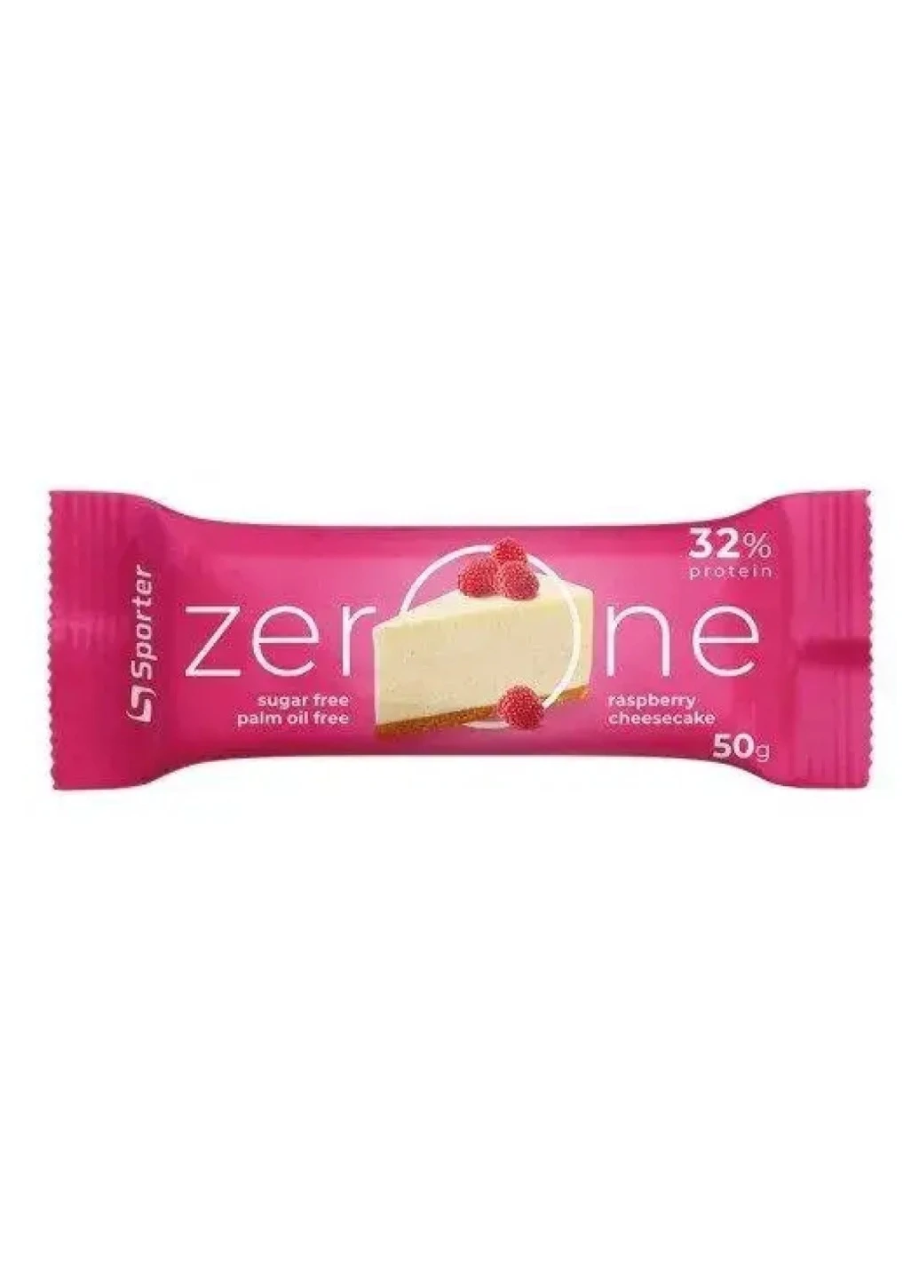 Протеиновые батончики ZerOne - 25x50g Rapsberry cheesecake Sporter (270007891)