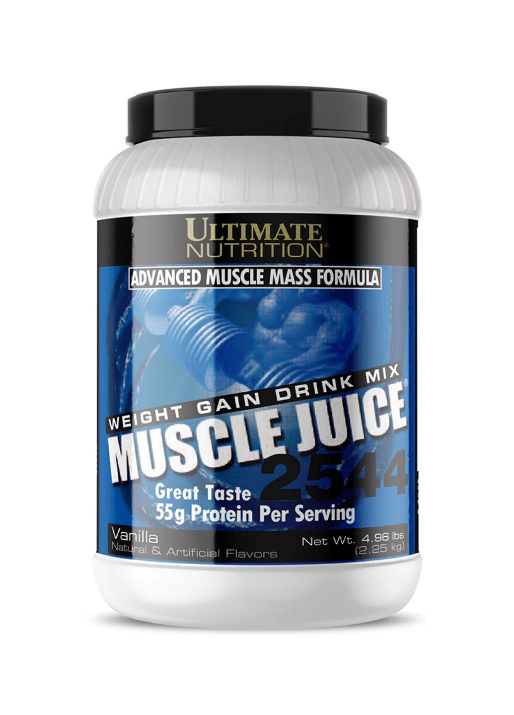Гейнер для набора мышечной массы Muscle Juice 2544 – 2250g Vanilla Ultimate Nutrition (270007779)