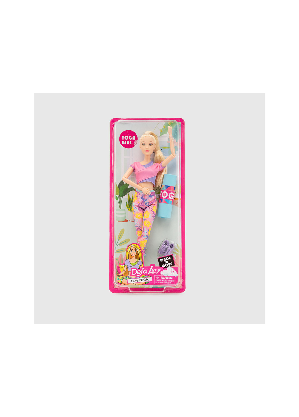Кукла шарнирная с йогаматом 8489 No Brand (270008999)