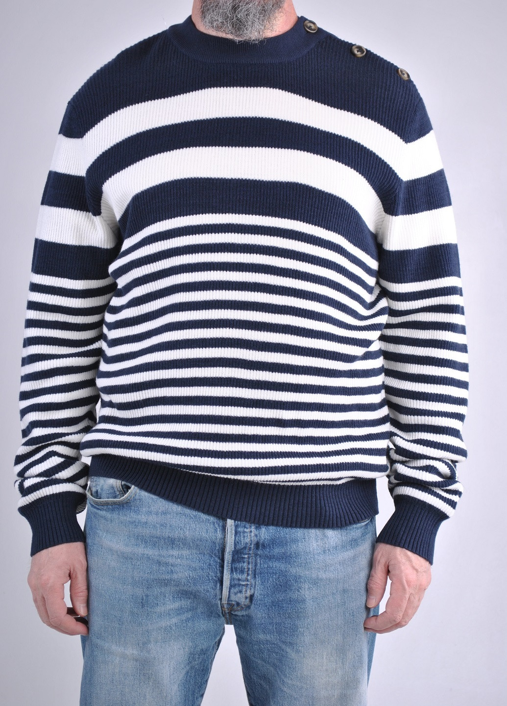 Комбинированный демисезонный невероятный свитер Wool & Cashmere