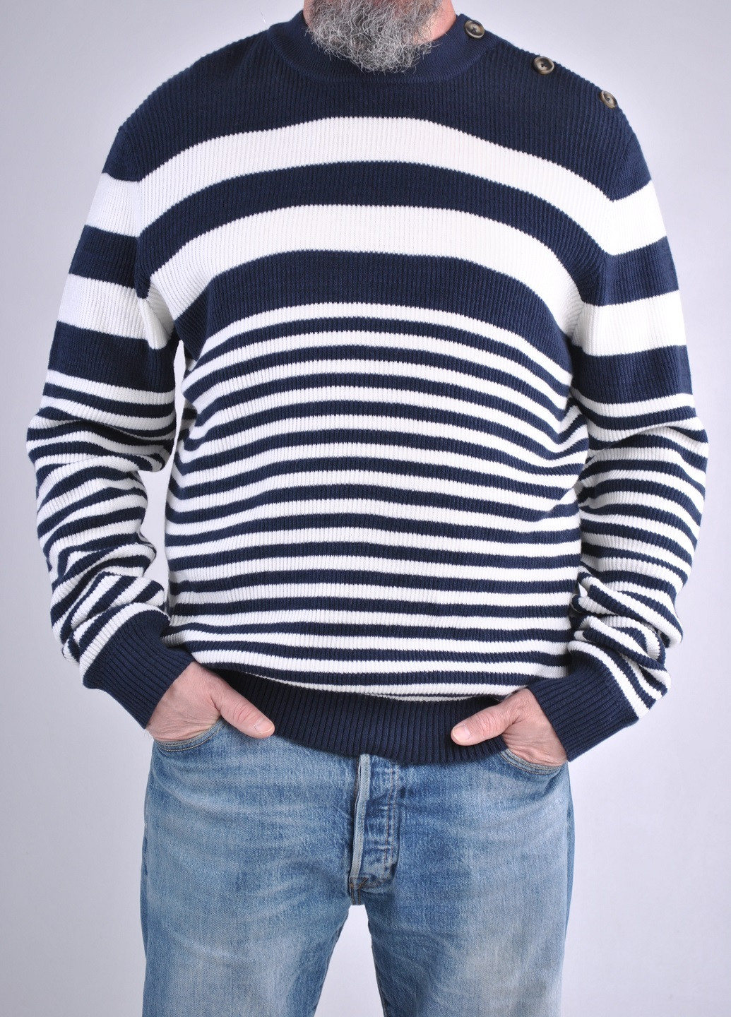 Комбинированный демисезонный невероятный свитер Wool & Cashmere