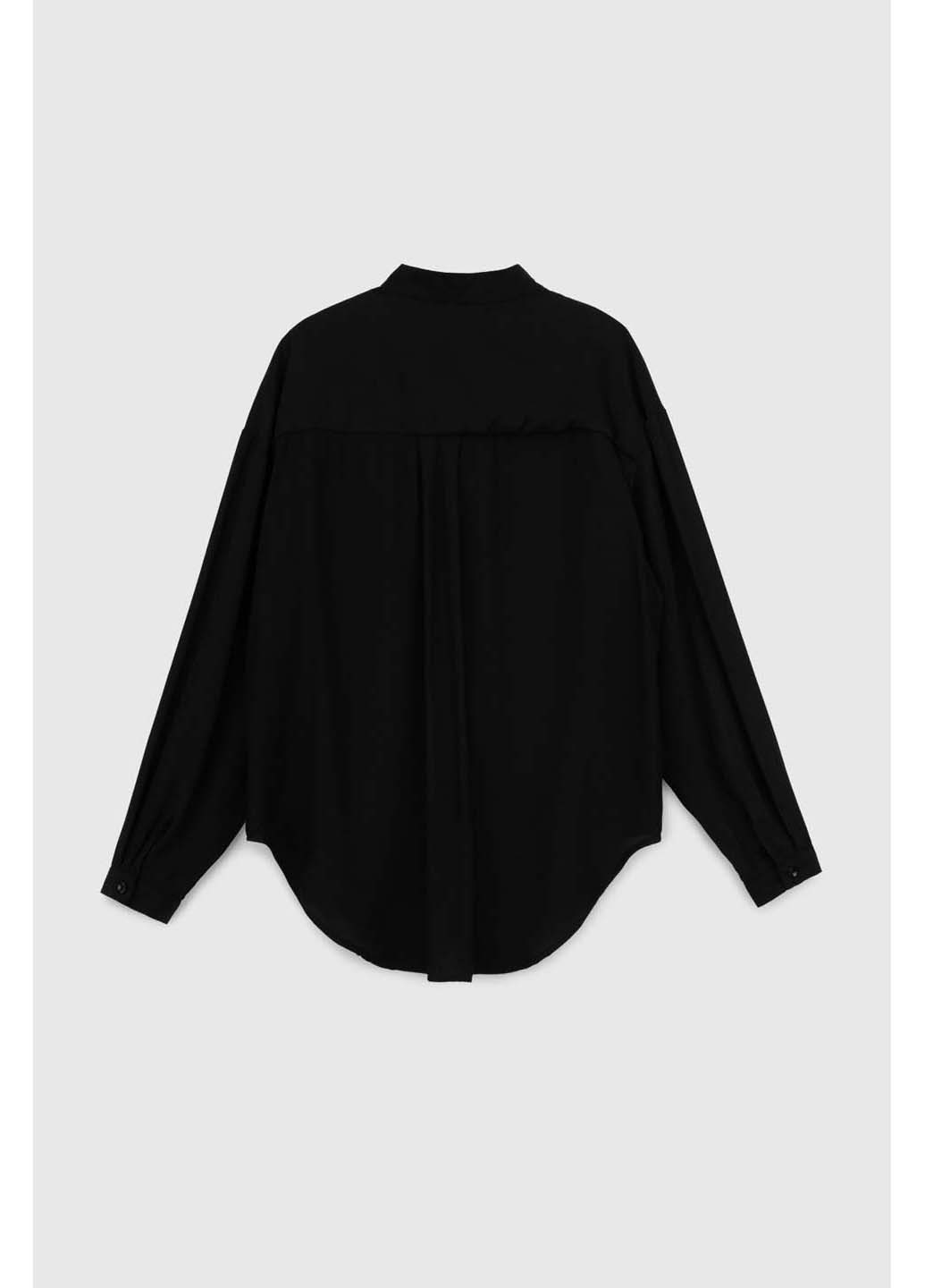 Черная демисезонная блузка Onme