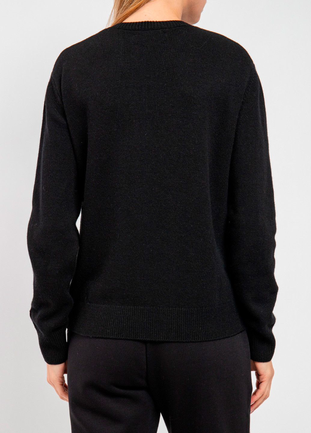 Черный демисезонный свитер MC2 Saint Barth
