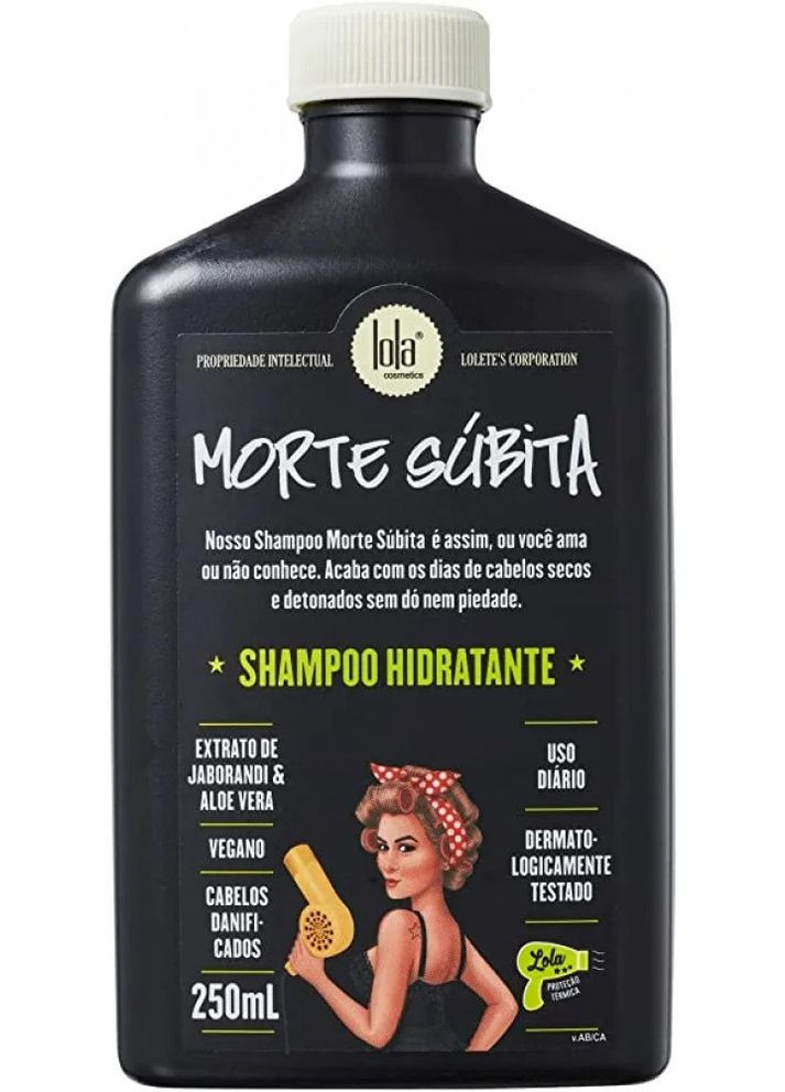 Шампунь для щоденного використання для тьмяного волосся Cosmetics Morte Subita Shampoo Hidratante 250мл Lola (270206993)