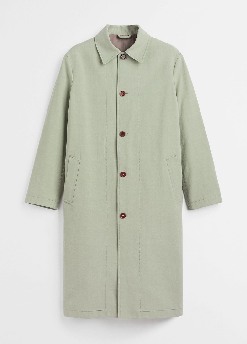 Светло-зеленое демисезонное Пальто H&M
