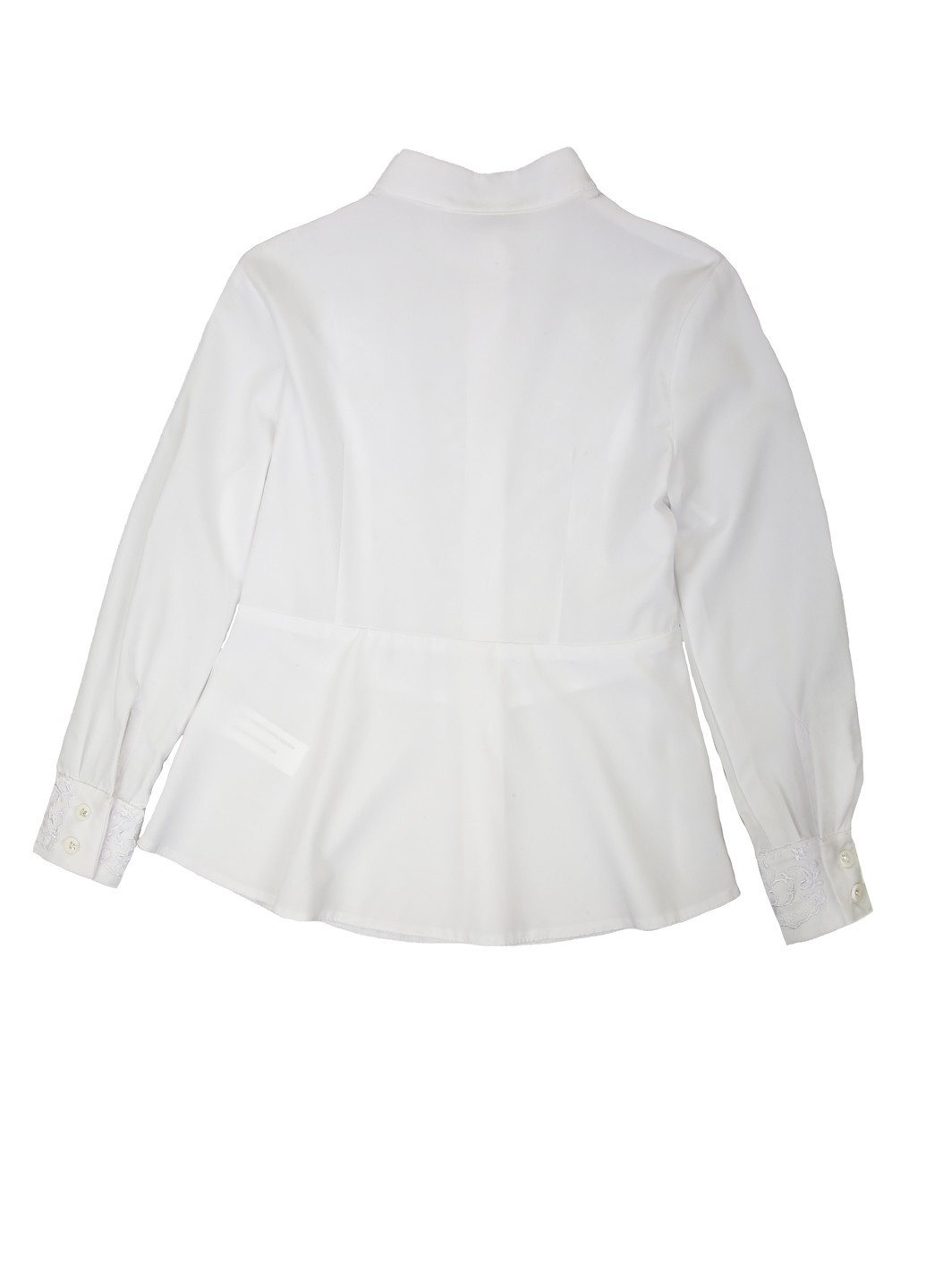 Белая однотонная блузка Suzie демисезонная