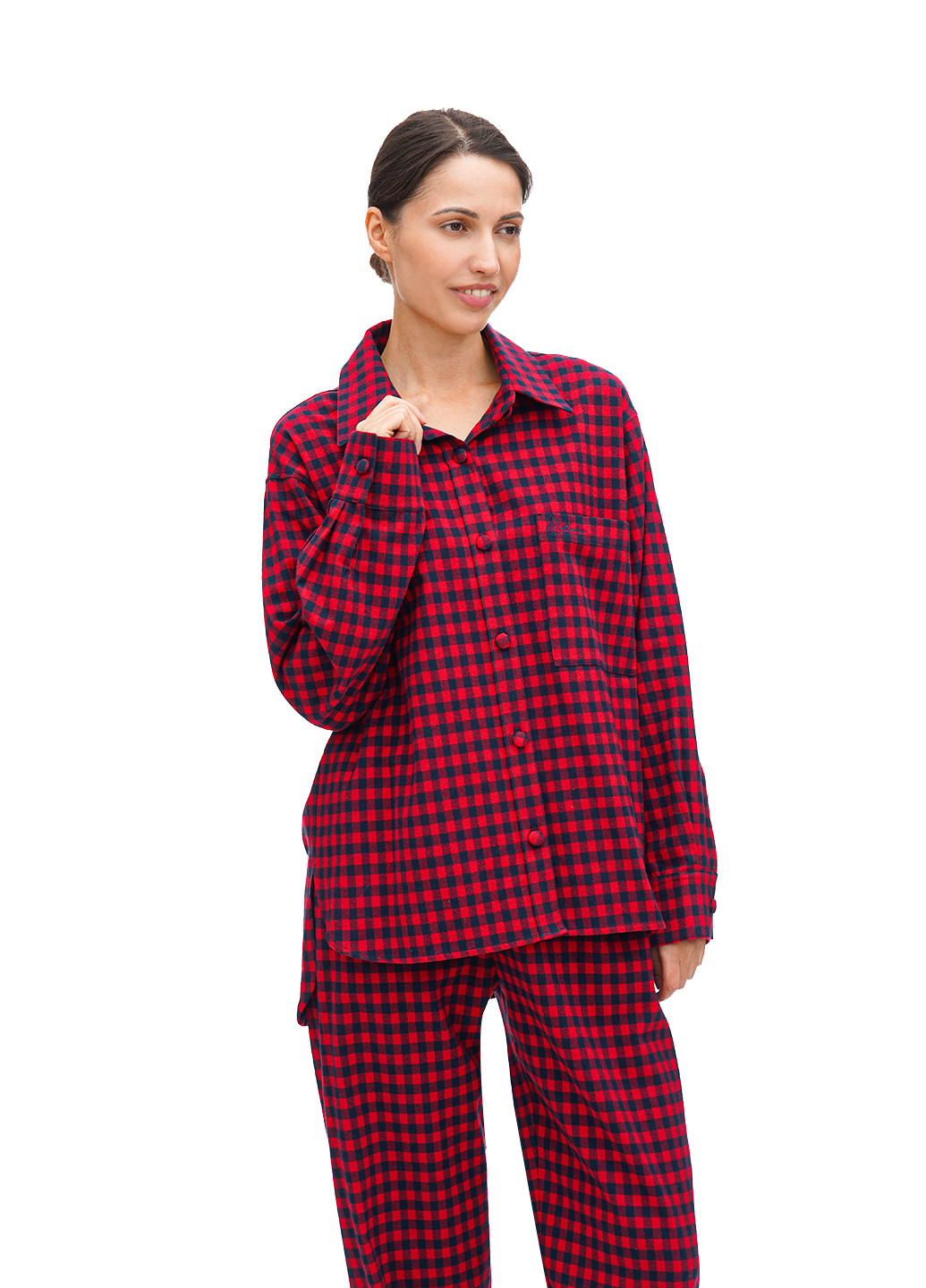 Красная пижама Modena MOD DK201